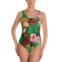 Load image into Gallery viewer, Tiki Room Antics One-Piece Swimsuit