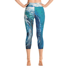 Load image into Gallery viewer, Sea Spray Yoga Capri Leggings