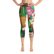 Load image into Gallery viewer, Tiki Room Yoga Capri Leggings