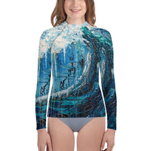 Load image into Gallery viewer, Sea Spray Youth Rash Guard