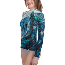 Load image into Gallery viewer, Sea Spray Youth Rash Guard