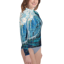 Load image into Gallery viewer, Sea Spray Youth Rash Guard