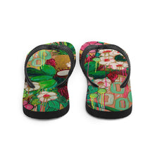 Load image into Gallery viewer, Tiki Room Antics Flip-Flops