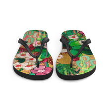 Load image into Gallery viewer, Tiki Room Antics Flip-Flops