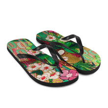 Load image into Gallery viewer, Tiki Room Antics Flip-Flops