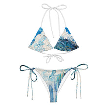 Load image into Gallery viewer, Mermaid Waves recycled string bikini
