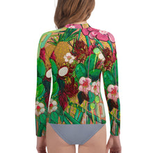 Load image into Gallery viewer, Tiki Room Antics Youth Rash Guard

