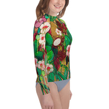 Load image into Gallery viewer, Tiki Room Youth Rash Guard

