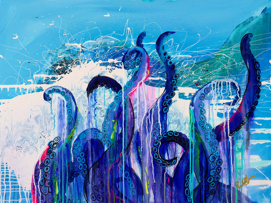 The Thoughts That Wake Me - Original Mixed Media Artwork